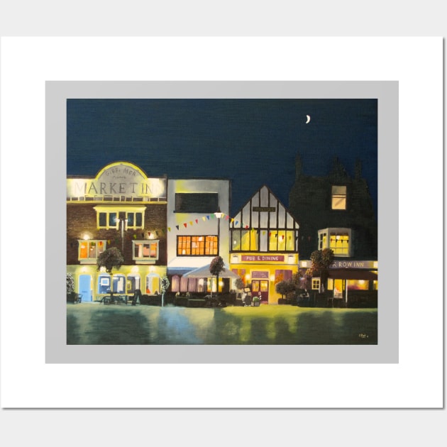 Salisbury Marketplace at dusk Wall Art by richardpaul